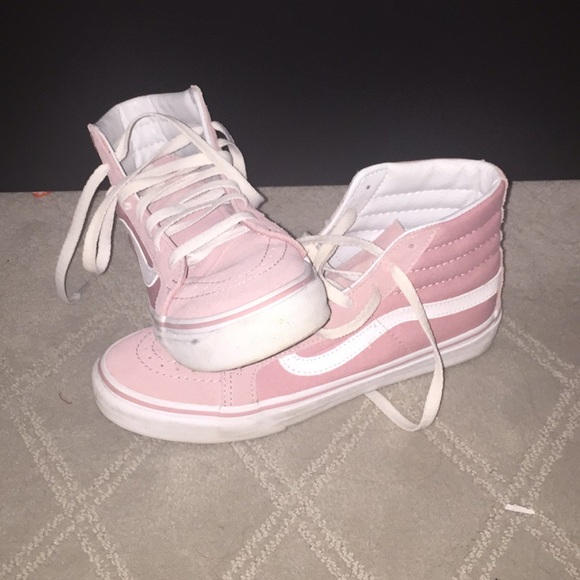 light pink sk8 hi vans